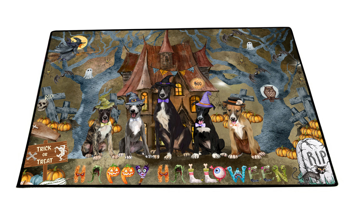 Greyhound Floor Mat: Explore a Variety of Designs, Custom, Personalized, Anti-Slip Door Mats for Indoor and Outdoor, Gift for Dog and Pet Lovers