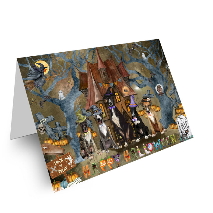 Greyhound Greeting Cards & Note Cards: Explore a Variety of Designs, Custom, Personalized, Halloween Invitation Card with Envelopes, Gifts for Dog Lovers