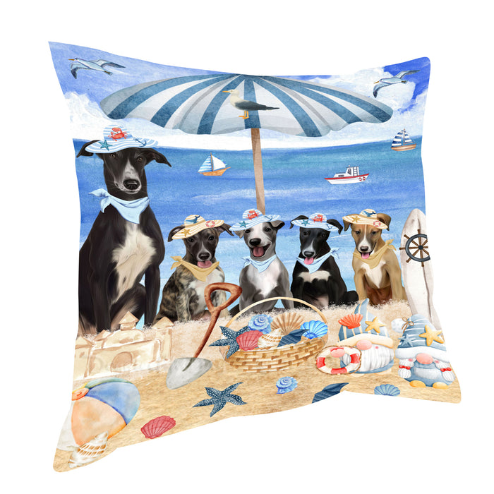 Greyhound Pillow: Explore a Variety of Designs, Custom, Personalized, Throw Pillows Cushion for Sofa Couch Bed, Gift for Dog and Pet Lovers
