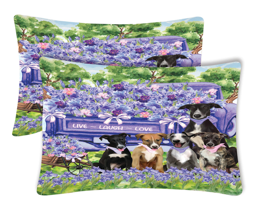 Greyhound Pillow Case: Explore a Variety of Designs, Custom, Personalized, Soft and Cozy Pillowcases Set of 2, Gift for Dog and Pet Lovers