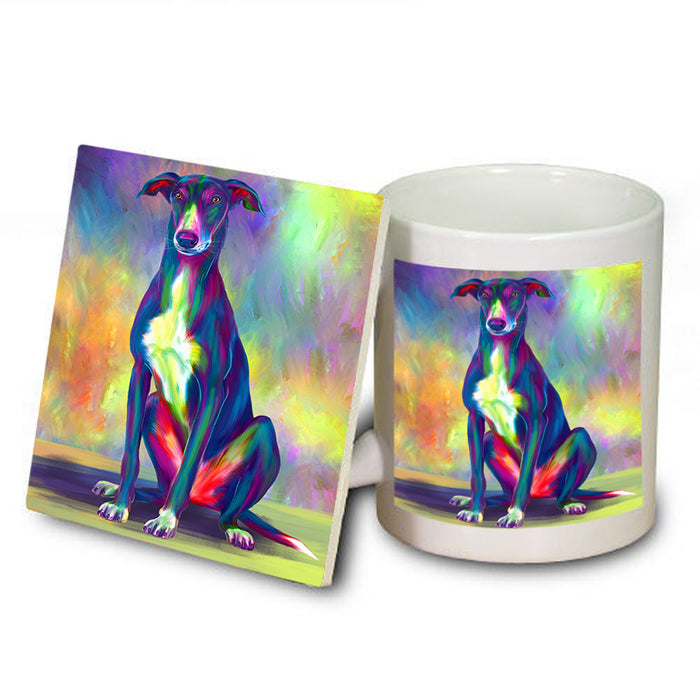 Paradise Wave Greyhound Dog Mug and Coaster Set MUC57500