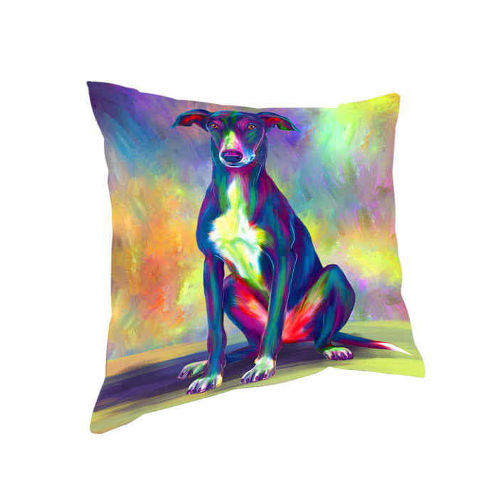 Paradise Wave Greyhound Dog Pillow with Top Quality High-Resolution Images - Ultra Soft Pet Pillows for Sleeping - Reversible & Comfort - Ideal Gift for Dog Lover - Cushion for Sofa Couch Bed - 100% Polyester
