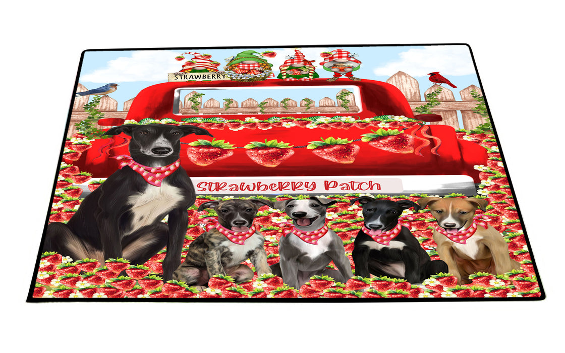 Greyhound Floor Mat, Non-Slip Door Mats for Indoor and Outdoor, Custom, Explore a Variety of Personalized Designs, Dog Gift for Pet Lovers