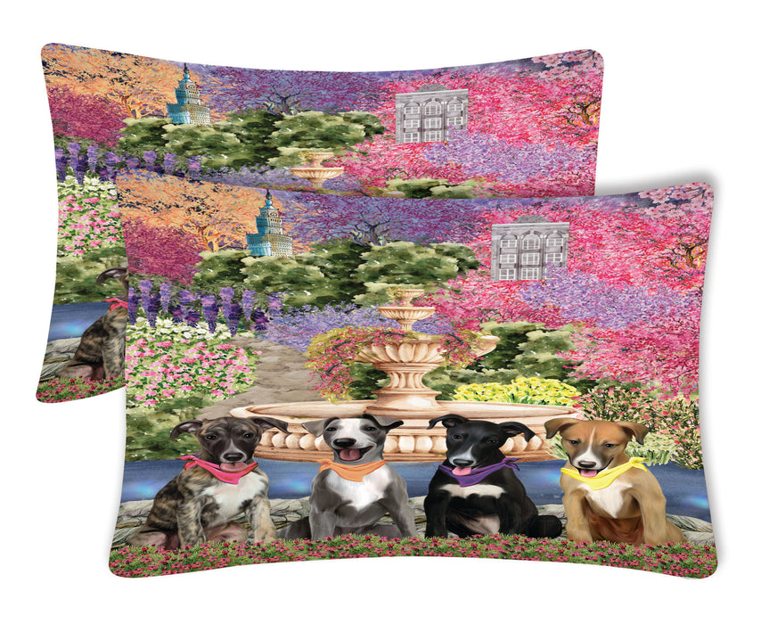 Greyhound Pillow Case: Explore a Variety of Custom Designs, Personalized, Soft and Cozy Pillowcases Set of 2, Gift for Pet and Dog Lovers