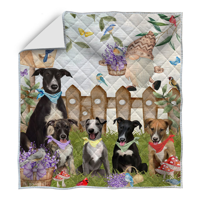 Greyhound Quilt: Explore a Variety of Designs, Halloween Bedding Coverlet Quilted, Personalized, Custom, Dog Gift for Pet Lovers