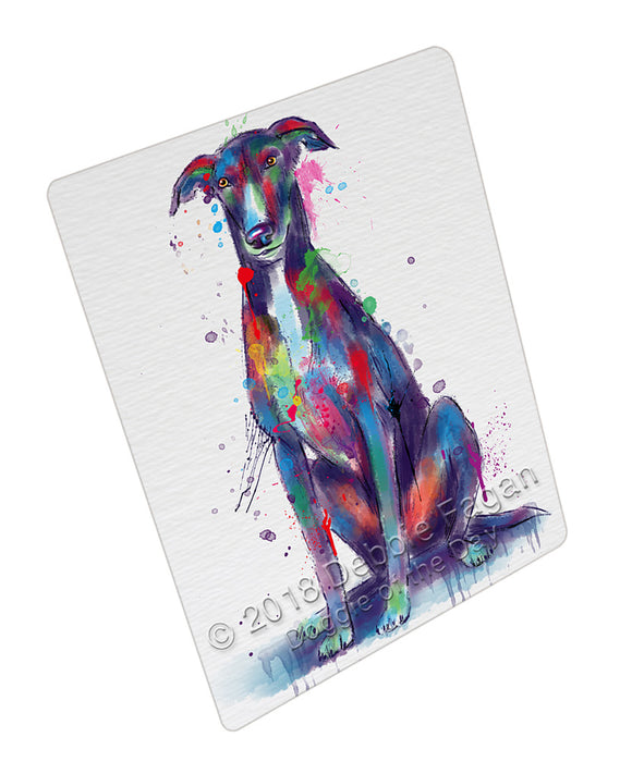 Watercolor Greyhound Dog Refrigerator / Dishwasher Magnet RMAG110268