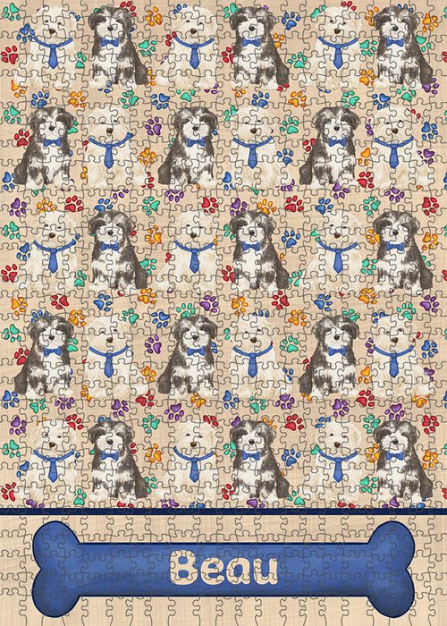 Rainbow Paw Print Havanese Dogs Puzzle  PUZL97792