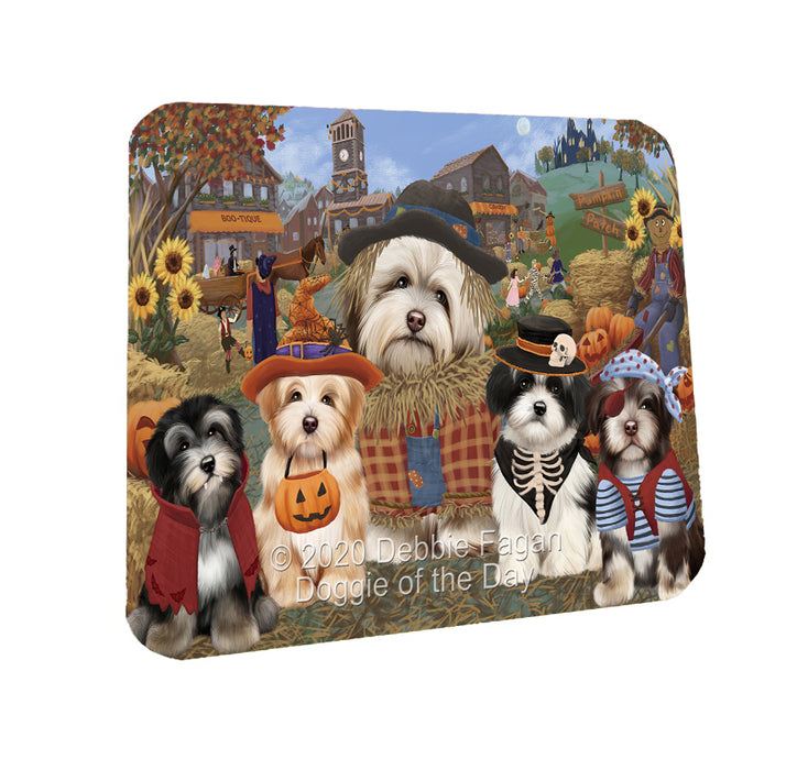 Halloween 'Round Town Havanese Dogs Coasters Set of 4 CSTA57943