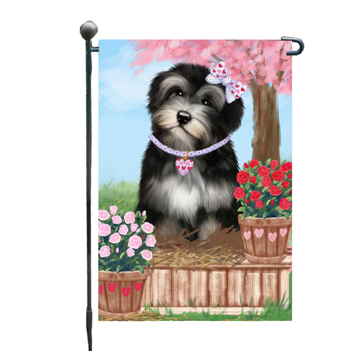 Personalized Rosie 25 Cent Kisses Havanese Dog Custom Garden Flag GFLG64725