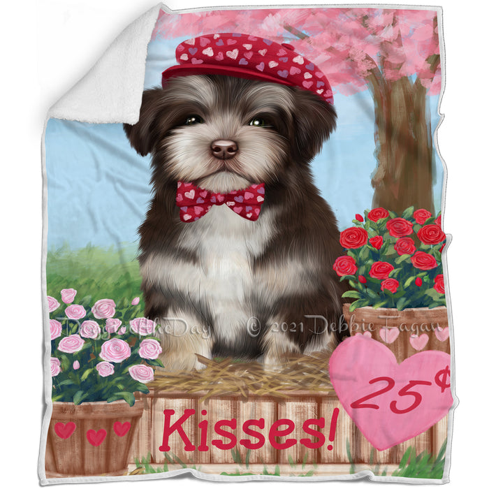 Rosie 25 Cent Kisses Havanese Dog Blanket BLNKT122412