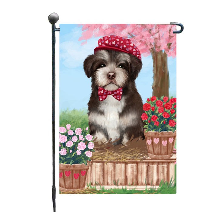 Personalized Rosie 25 Cent Kisses Havanese Dog Custom Garden Flag GFLG64727