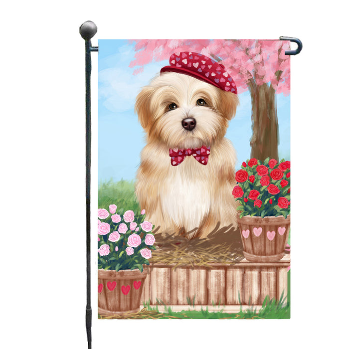 Personalized Rosie 25 Cent Kisses Havanese Dog Custom Garden Flag GFLG64728
