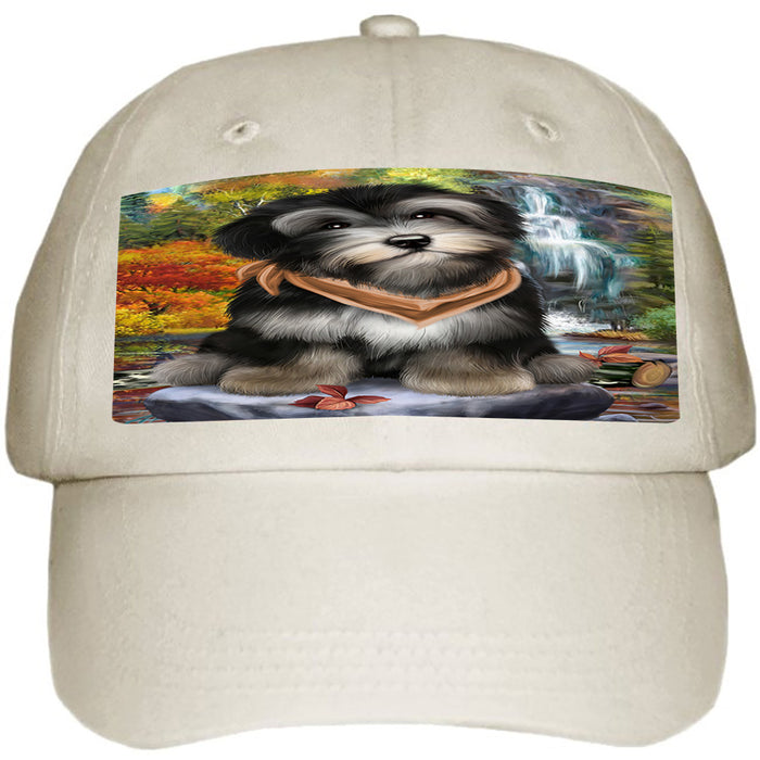 Scenic Waterfall Havanese Dogs Ball Hat Cap HAT52158
