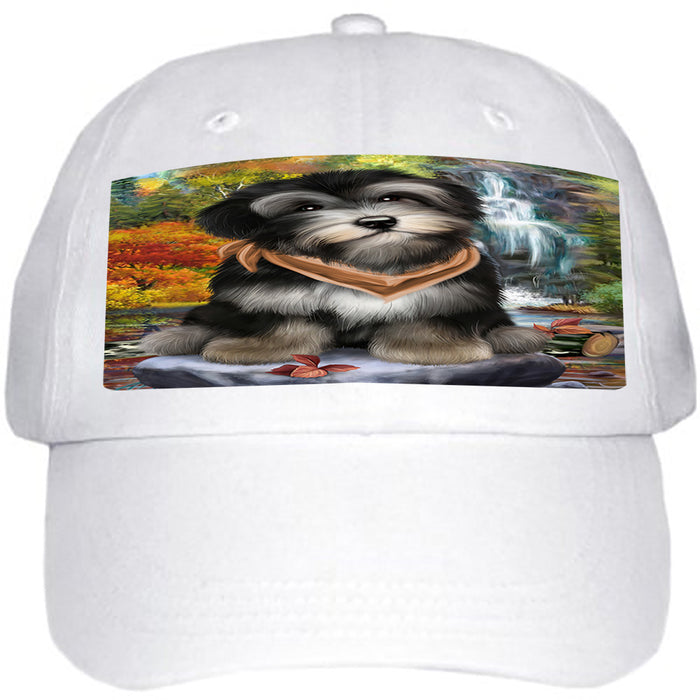 Scenic Waterfall Havanese Dogs Ball Hat Cap HAT52158