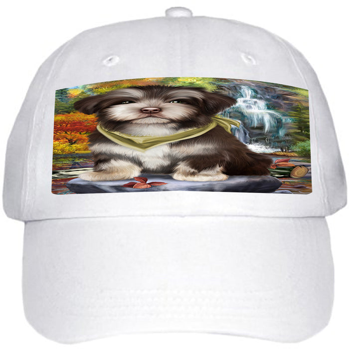 Scenic Waterfall Havanese Dog Ball Hat Cap HAT52164