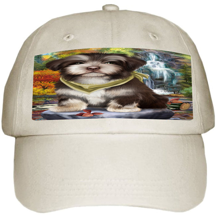 Scenic Waterfall Havanese Dog Ball Hat Cap HAT52164