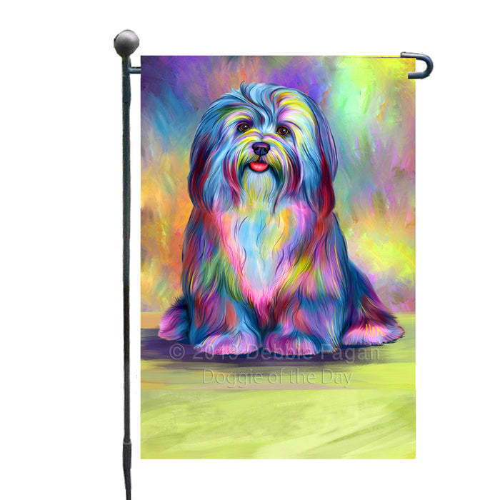 Personalized Paradise Wave Havanese Dog Custom Garden Flags GFLG-DOTD-A60046
