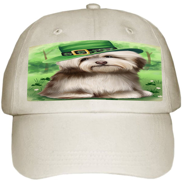 St. Patricks Day Irish Portrait Havanese Dog Ball Hat Cap HAT50178