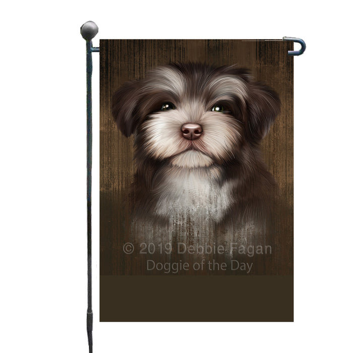 Personalized Rustic Havanese Dog Custom Garden Flag GFLG63540