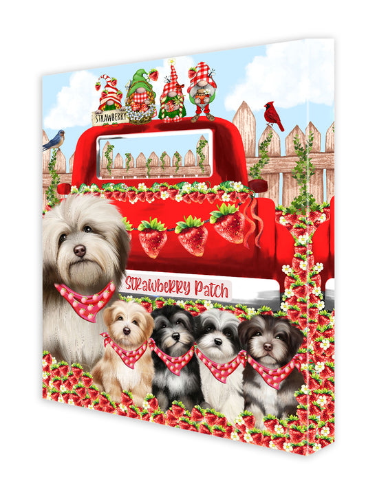 Havanese Canvas: Explore a Variety of Custom Designs, Personalized, Digital Art Wall Painting, Ready to Hang Room Decor, Gift for Pet & Dog Lovers