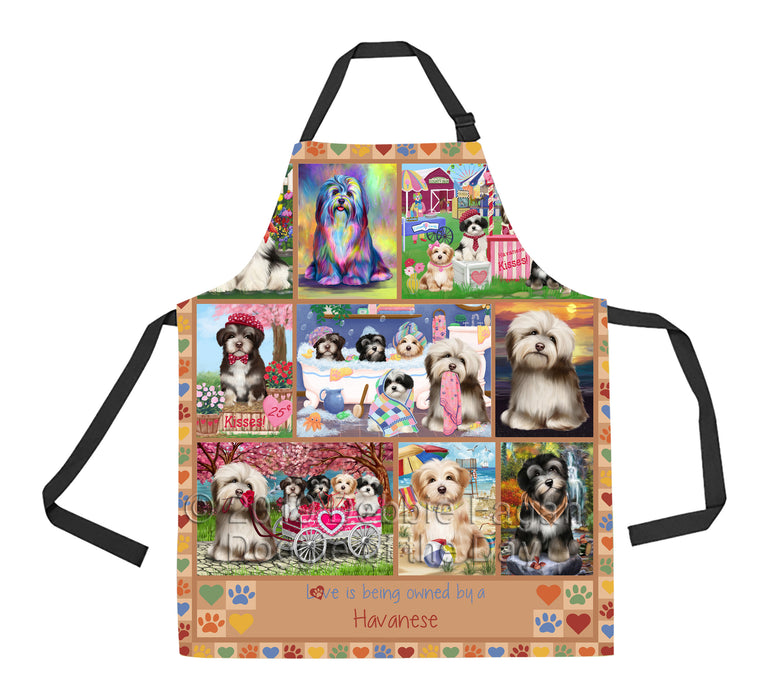 Love is Being Owned Havanese Dog Beige Apron