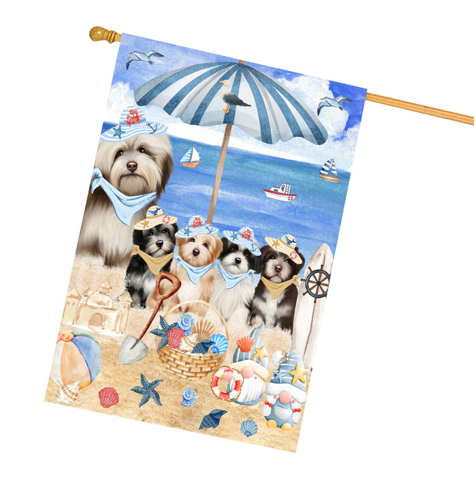 Havanese Dogs House Flag, Double-Sided Home Outside Yard Decor, Explore a Variety of Designs, Custom, Weather Resistant, Personalized, Gift for Dog and Pet Lovers