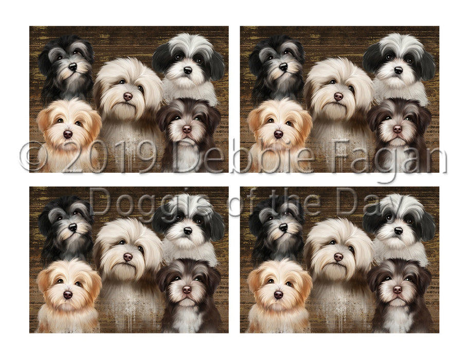 Rustic Havanese Dogs Placemat