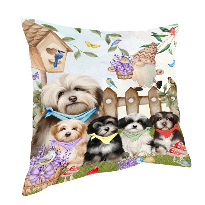 Havanese Pillow, Explore a Variety of Personalized Designs, Custom, Throw Pillows Cushion for Sofa Couch Bed, Dog Gift for Pet Lovers