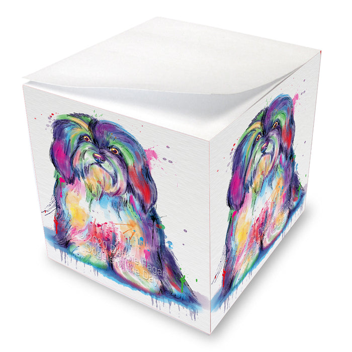 Watercolor Havanese Dog Note Cube NOC-DOTD-A56915