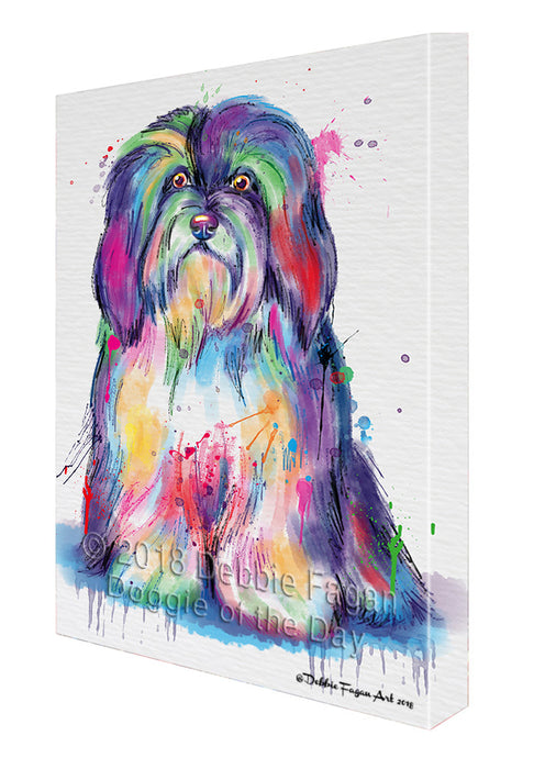 Watercolor Havanese Dog Canvas Print Wall Art Décor CVS137222