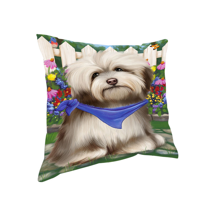 Spring Floral Havanese Dog Pillow PIL55416
