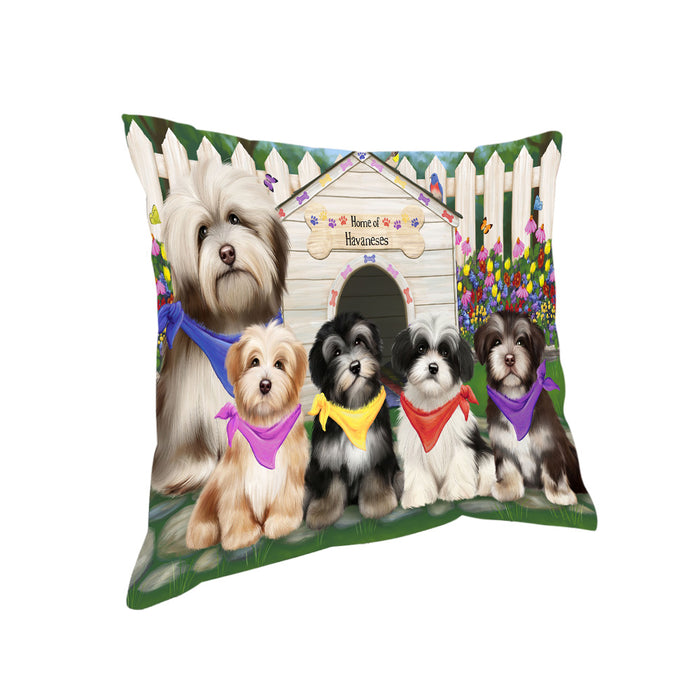 Spring Dog House Havaneses Dog Pillow PIL55420