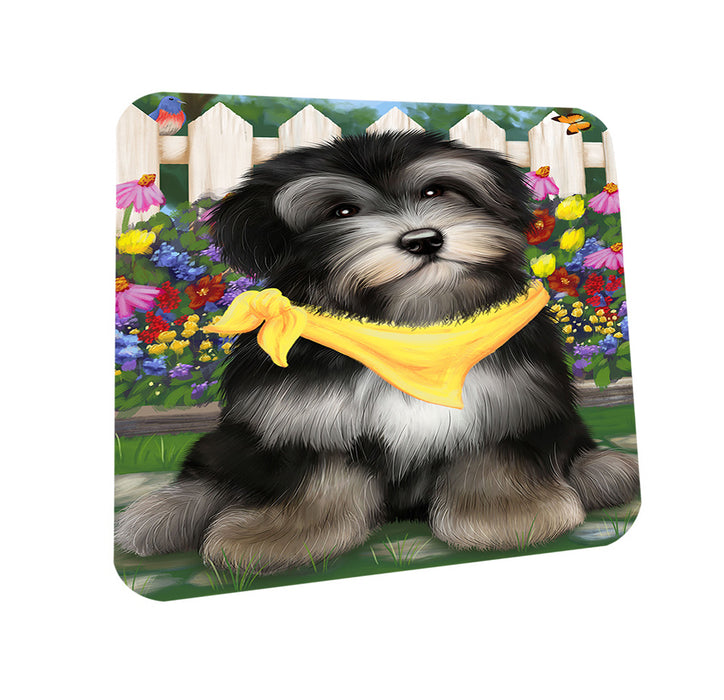 Spring Floral Havanese Dog Coasters Set of 4 CST49852