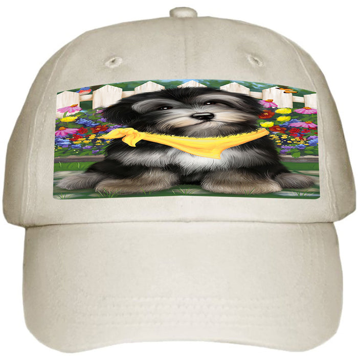 Spring Floral Havanese Dog Ball Hat Cap HAT53412
