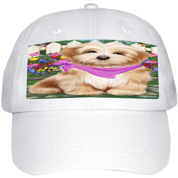 Spring Floral Havanese Dog Ball Hat Cap HAT53415