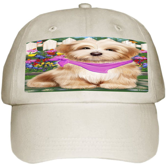 Spring Floral Havanese Dog Ball Hat Cap HAT53415