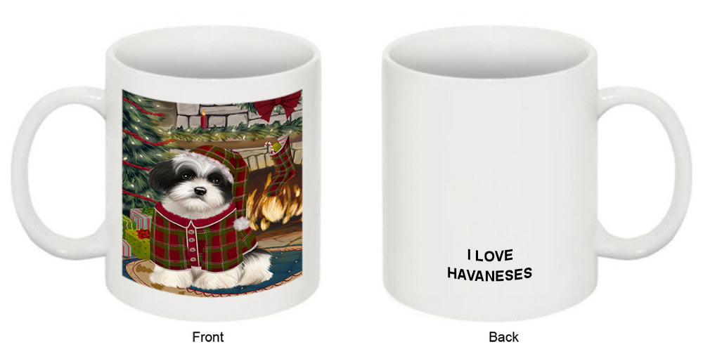 The Stocking was Hung Havanese Dog Coffee Mug MUG50730