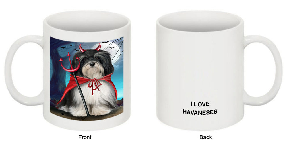 Happy Halloween Trick or Treat Havanese Dog Coffee Mug MUG49898