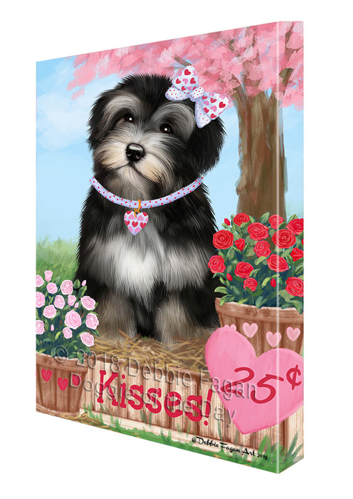 Rosie 25 Cent Kisses Havanese Dog Canvas Print Wall Art Décor CVS125198