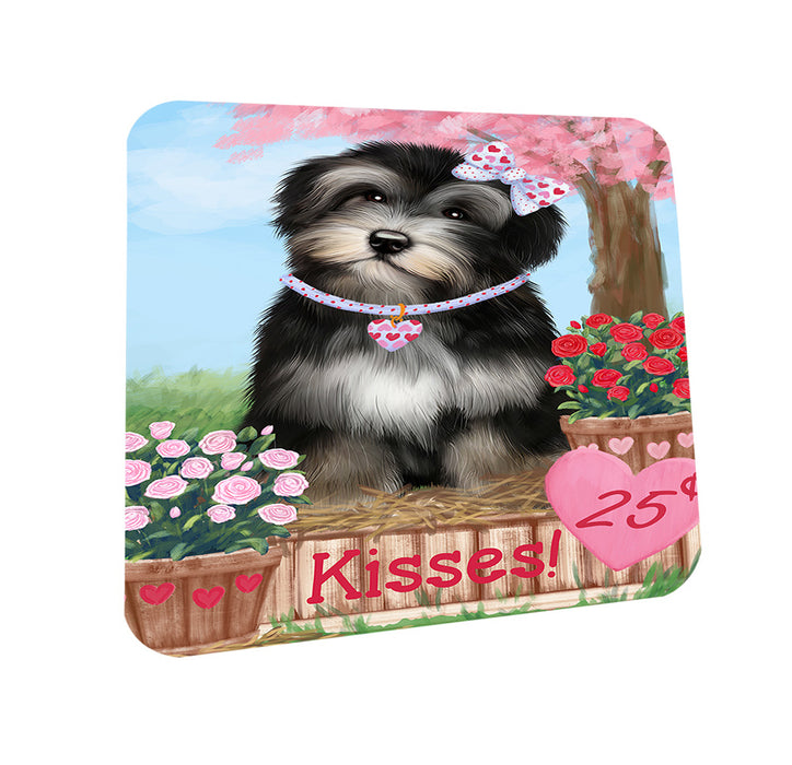 Rosie 25 Cent Kisses Havanese Dog Coasters Set of 4 CST55844