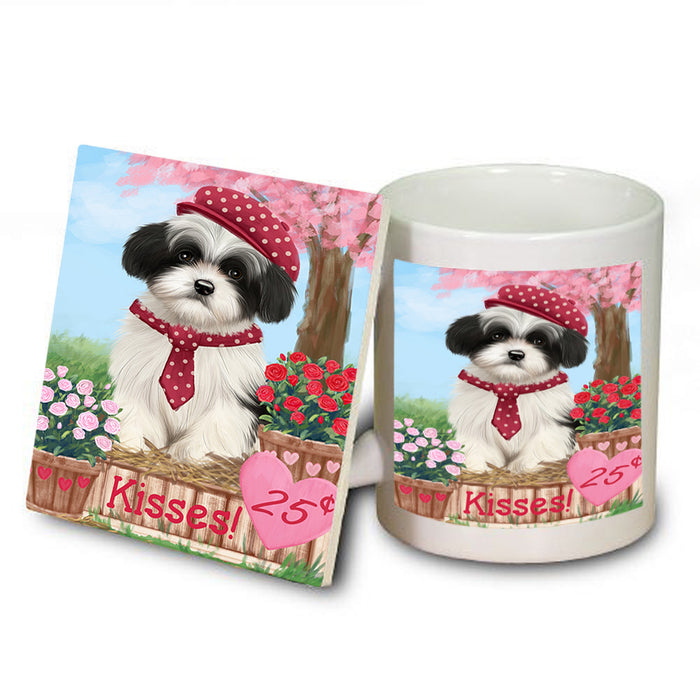 Rosie 25 Cent Kisses Havanese Dog Mug and Coaster Set MUC55879