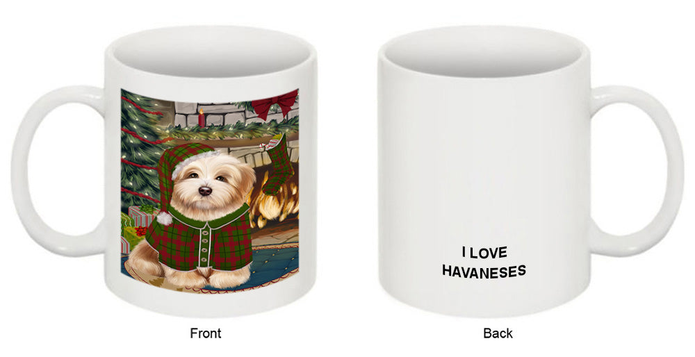 The Stocking was Hung Havanese Dog Coffee Mug MUG50731