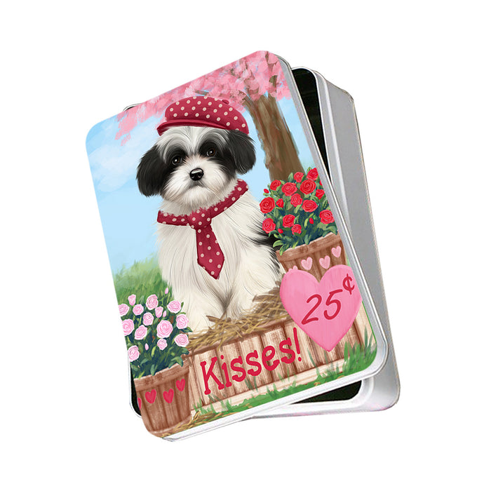 Rosie 25 Cent Kisses Havanese Dog Photo Storage Tin PITN55830