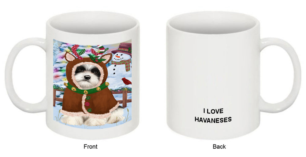 Christmas Gingerbread House Candyfest Havanese Dog Coffee Mug MUG51757