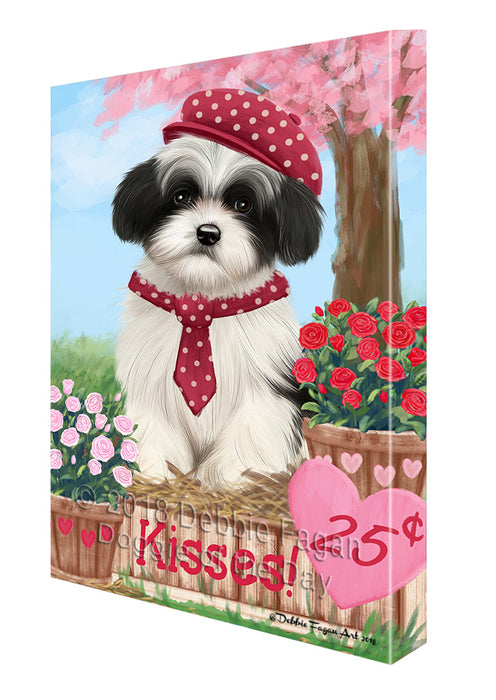 Rosie 25 Cent Kisses Havanese Dog Canvas Print Wall Art Décor CVS125207