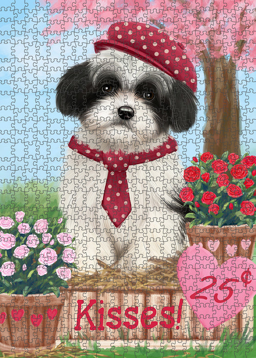 Rosie 25 Cent Kisses Havanese Dog Puzzle with Photo Tin PUZL91752