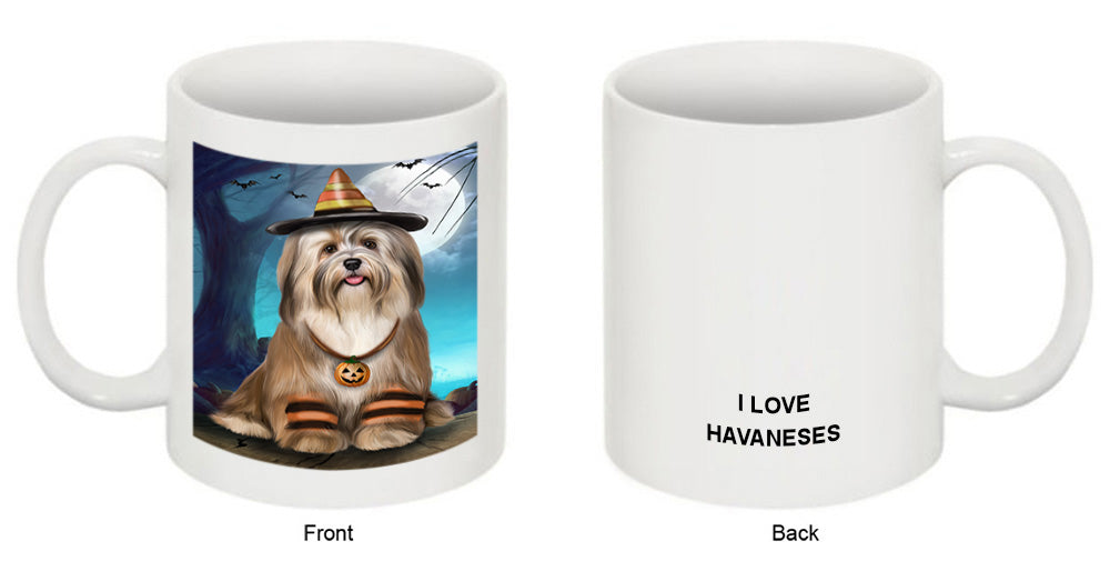 Happy Halloween Trick or Treat Havanese Dog Coffee Mug MUG49899