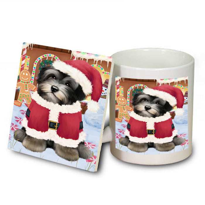 Christmas Gingerbread House Candyfest Havanese Dog Mug and Coaster Set MUC56352