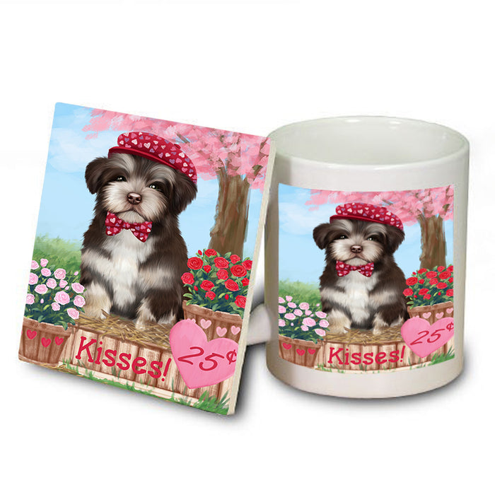 Rosie 25 Cent Kisses Havanese Dog Mug and Coaster Set MUC55880
