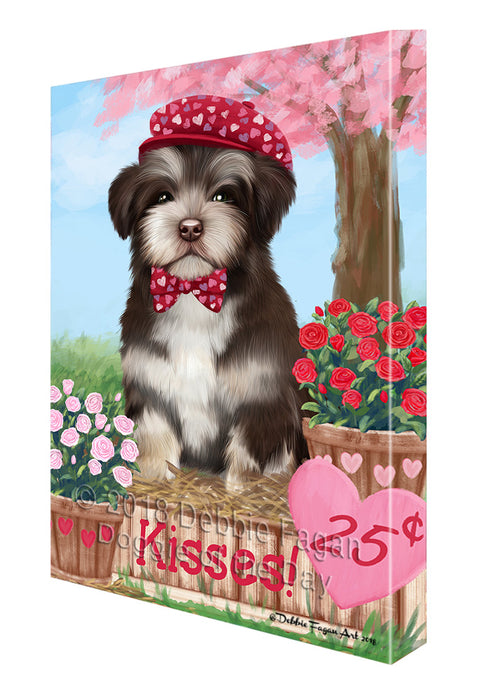 Rosie 25 Cent Kisses Havanese Dog Canvas Print Wall Art Décor CVS125216